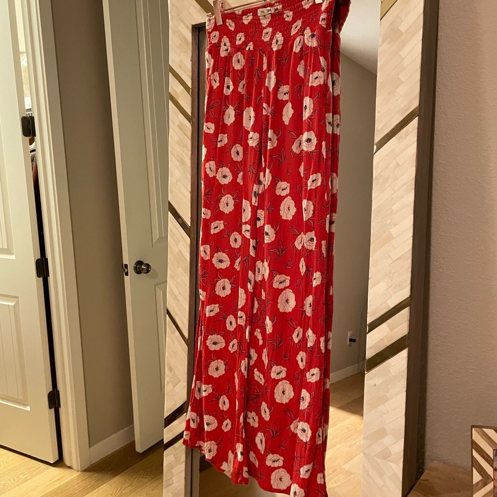 Billabong coral floral pant